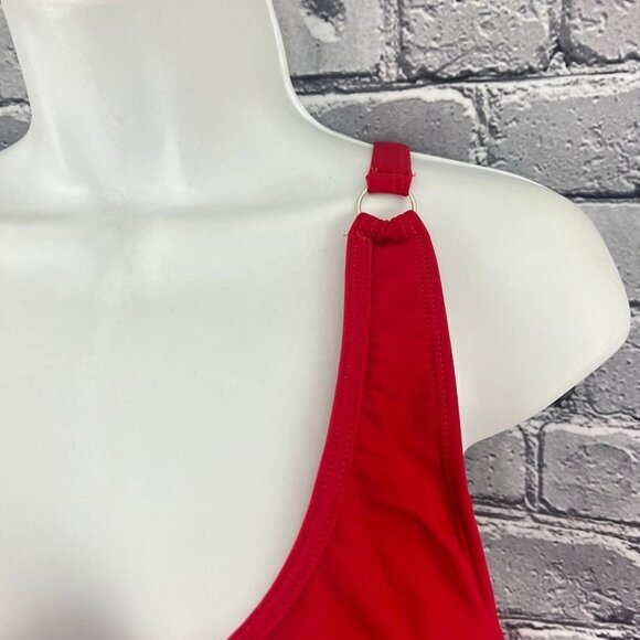 Yonique Swimsuit Size L Blousy Tankini Red Size L NWT - Picture 7 of 10